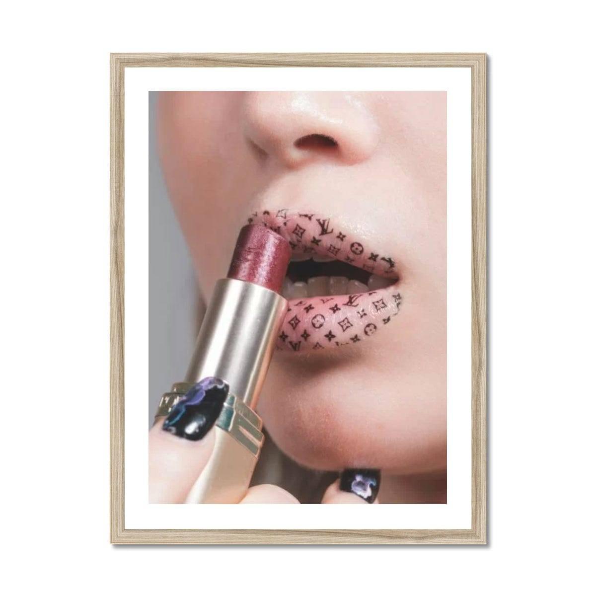Louis Vuitton Lipstick Framed Print – Artformed