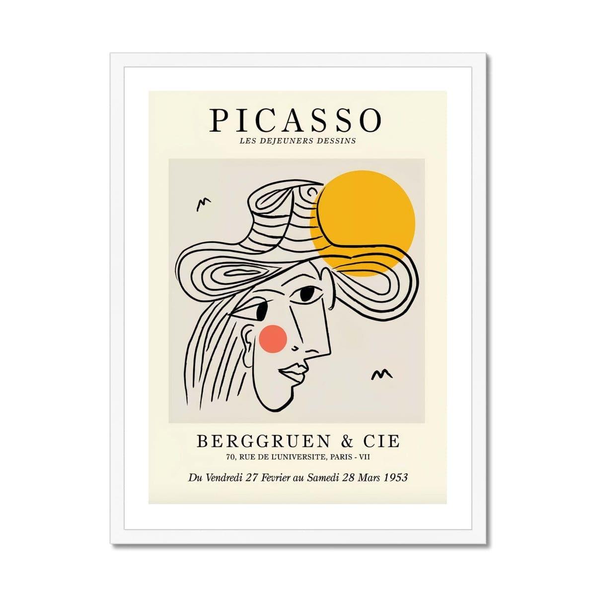 Picasso Les Dejeuners Dessins Framed Print