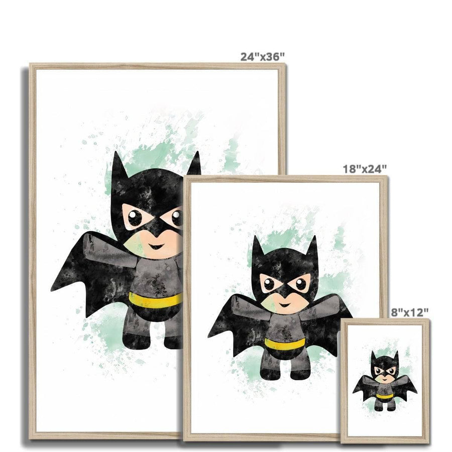 Baby Batman Framed Print - Artformed