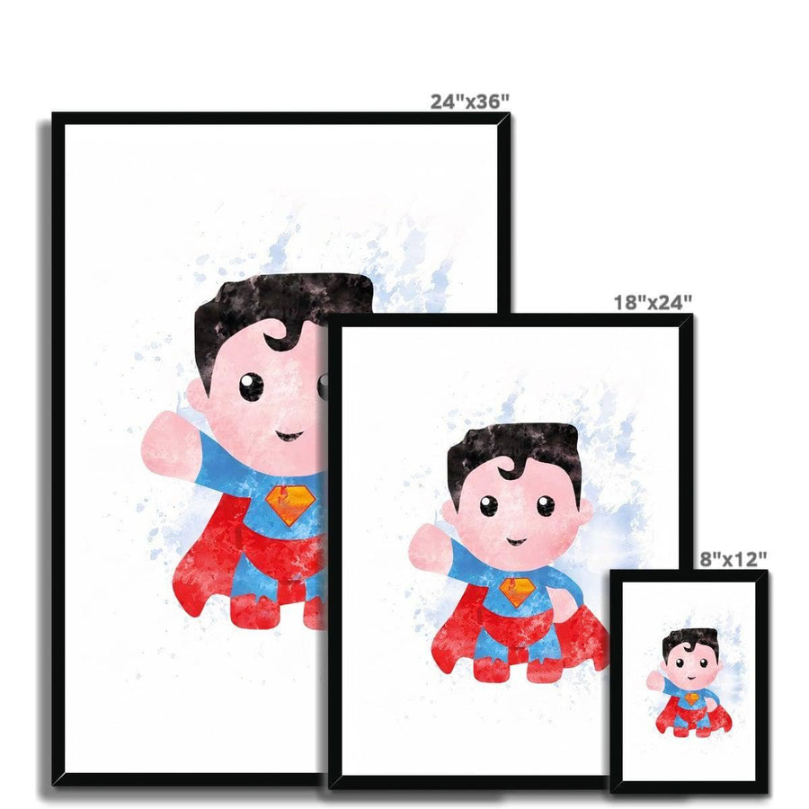Baby Superman Framed Print - Artformed