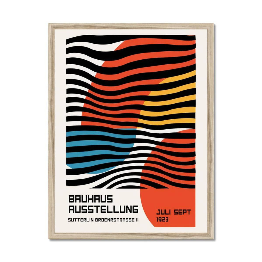 Bauhaus Behind Blinds Framed Print - Artformed