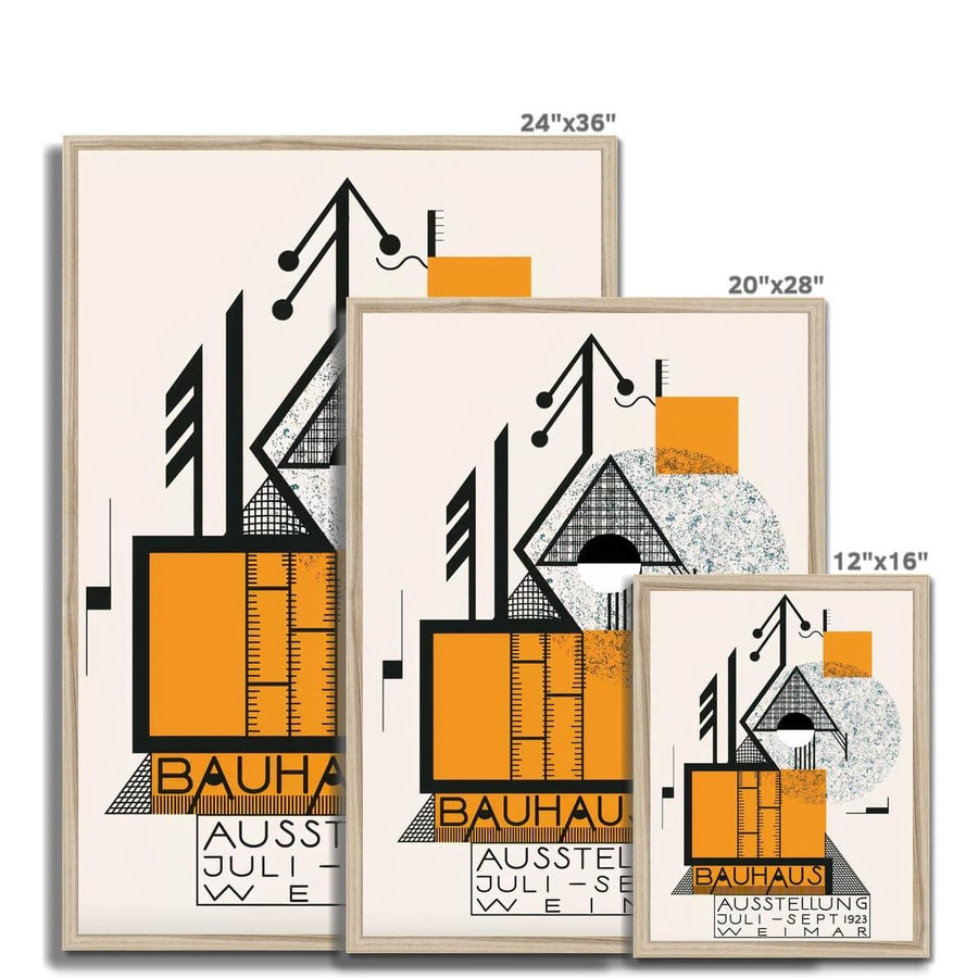 Bauhaus Haus Framed Print - Artformed