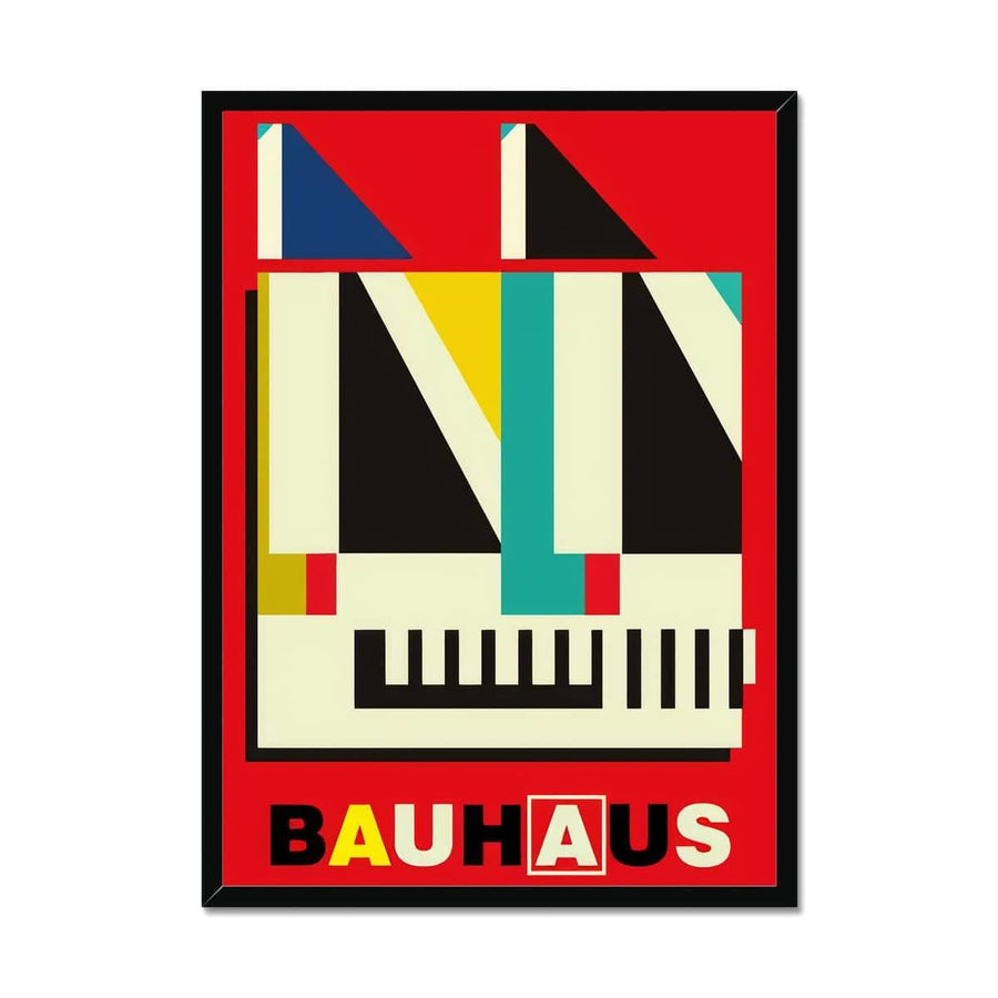 Bauhaus Modern Piano  Framed Print - Artformed