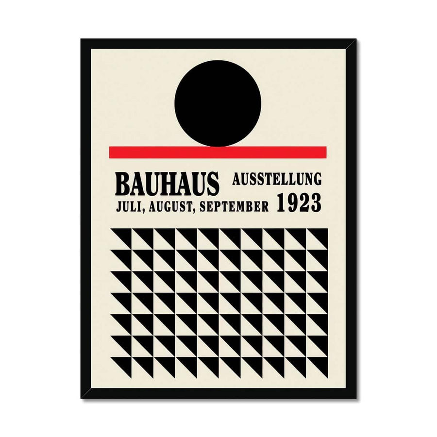 Bauhaus On The Red Line Framed Print - Artformed