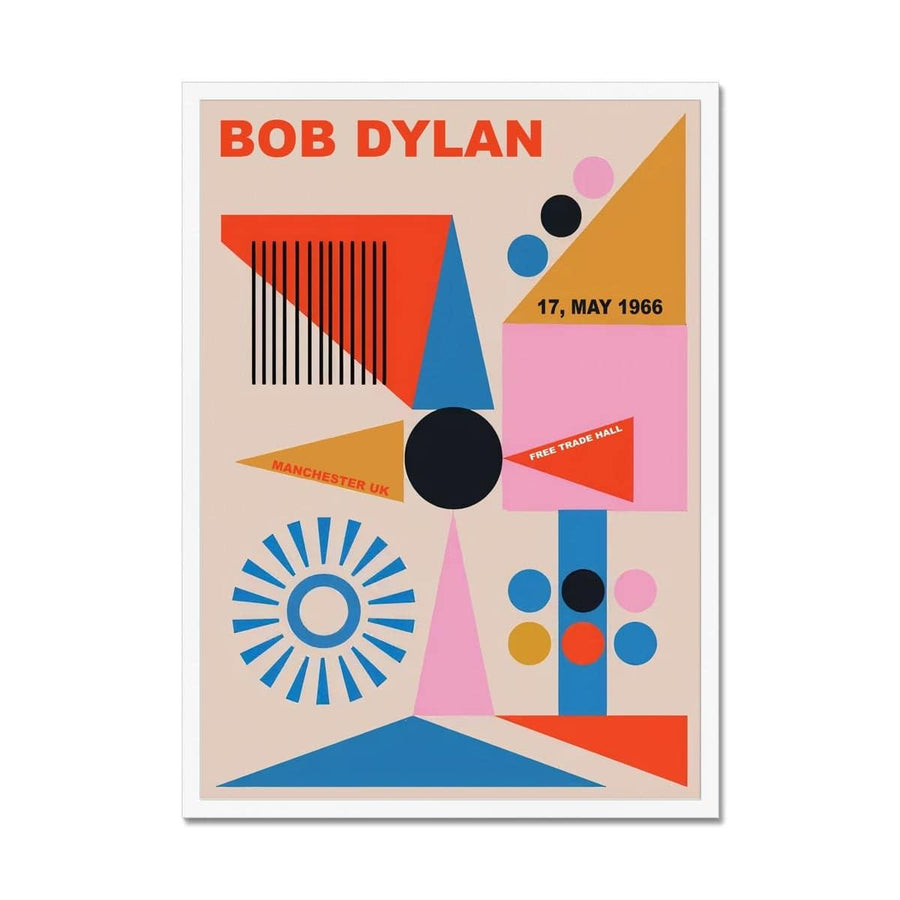 Bob Dylan Manchester 1966 Framed Print - Artformed