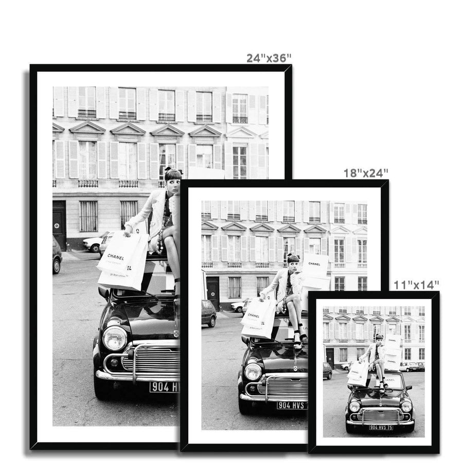 Chanel Bags Splurging In Paris Framed Print - Artformed
