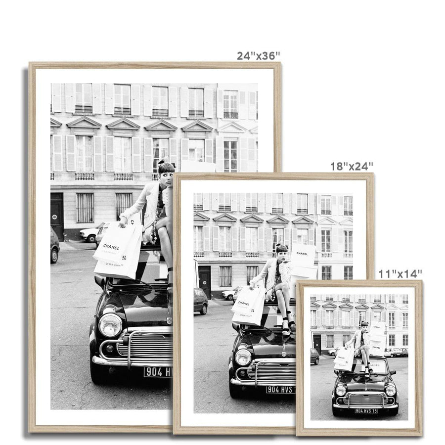 Chanel Bags Splurging In Paris Framed Print - Artformed