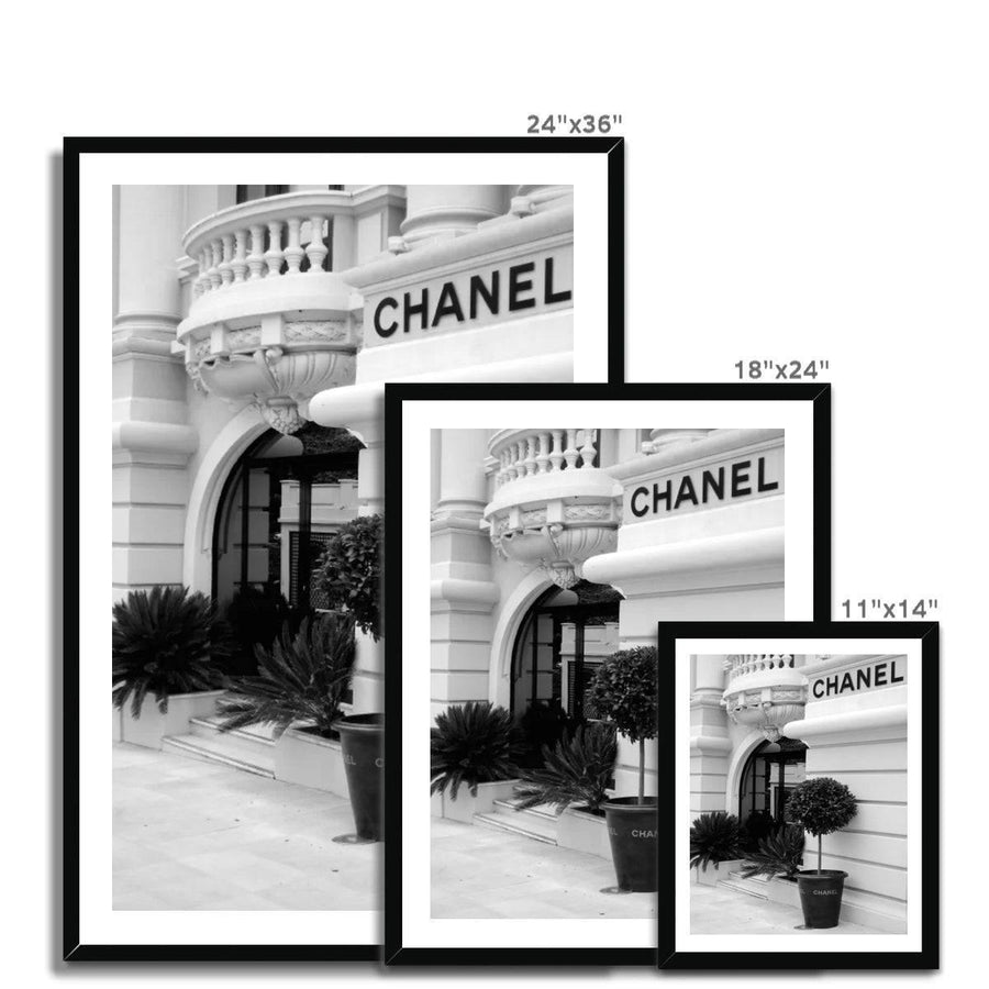 Chanel Luxury Boutique Framed Print