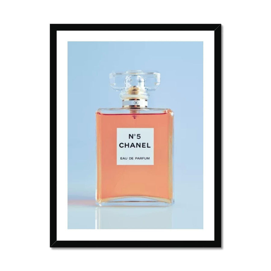 Chanel No. 5 Perfume Framed Print - Artformed