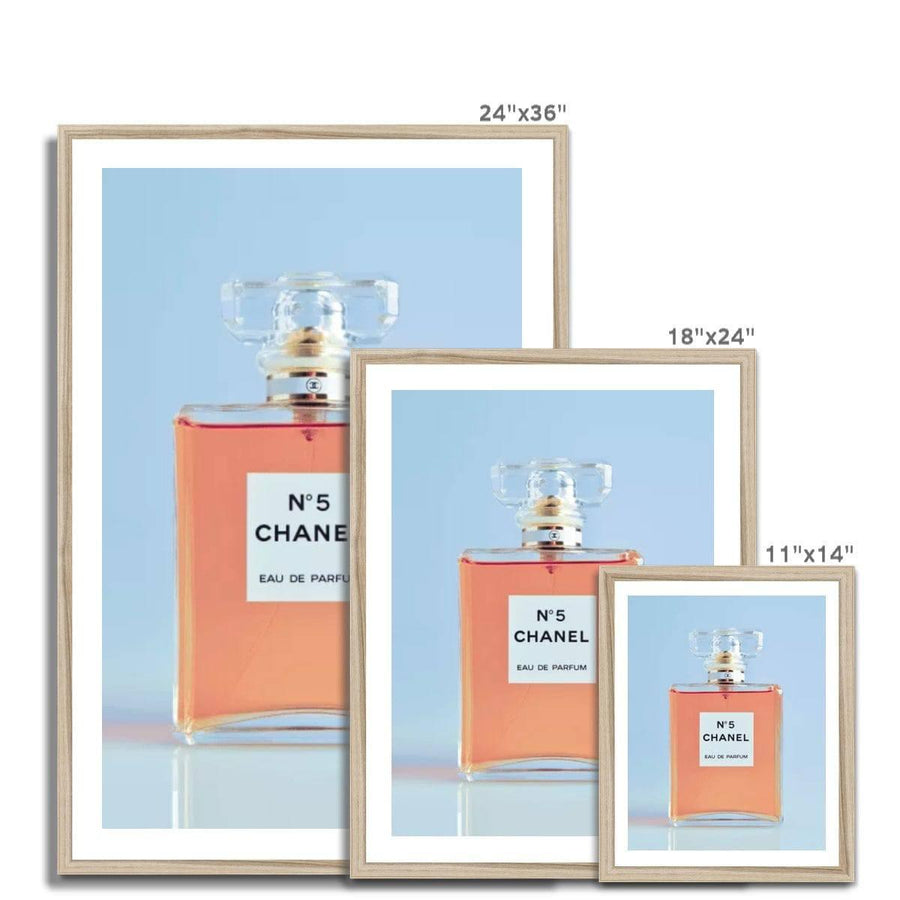 Chanel No. 5 Perfume Framed Print – Artformed