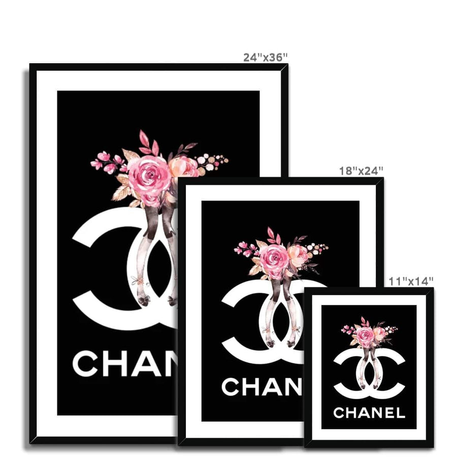 Pink Coco Chanel Wall Art