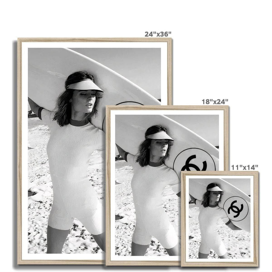 Chanel Surfboard Photography Framed Print – Artformed