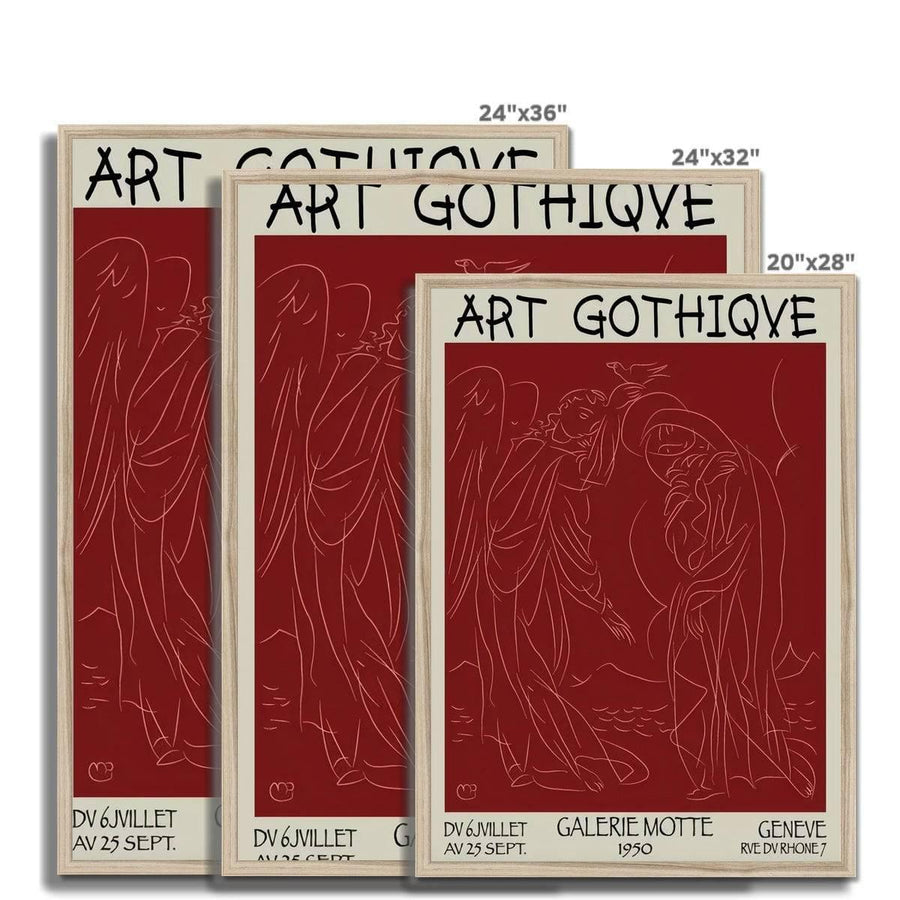 Gothique Art Framed Print - Artformed