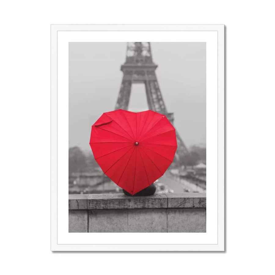 Love In Paris Framed Print - Artformed