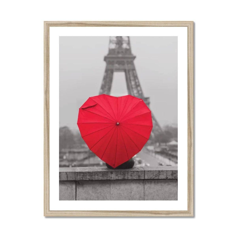 Love In Paris Framed Print - Artformed