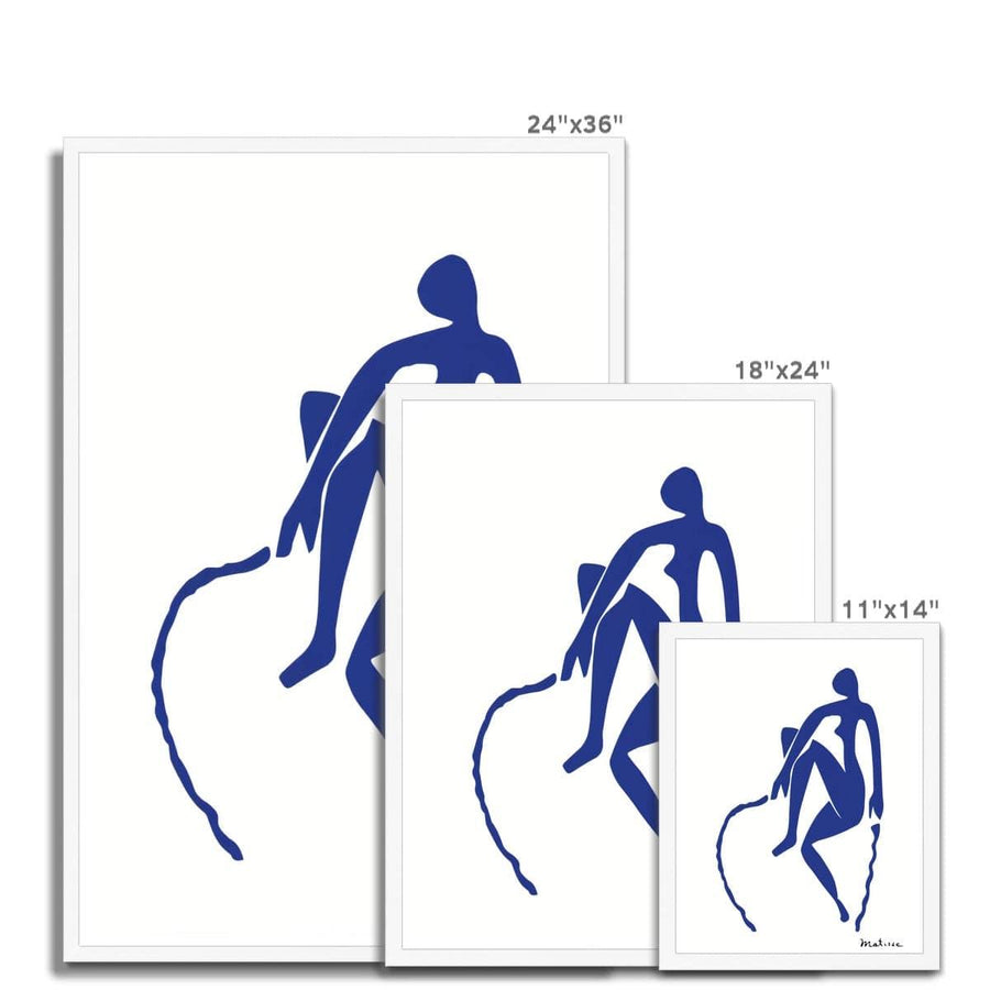 Matisse Bleu Nude 2 Framed Print - Artformed