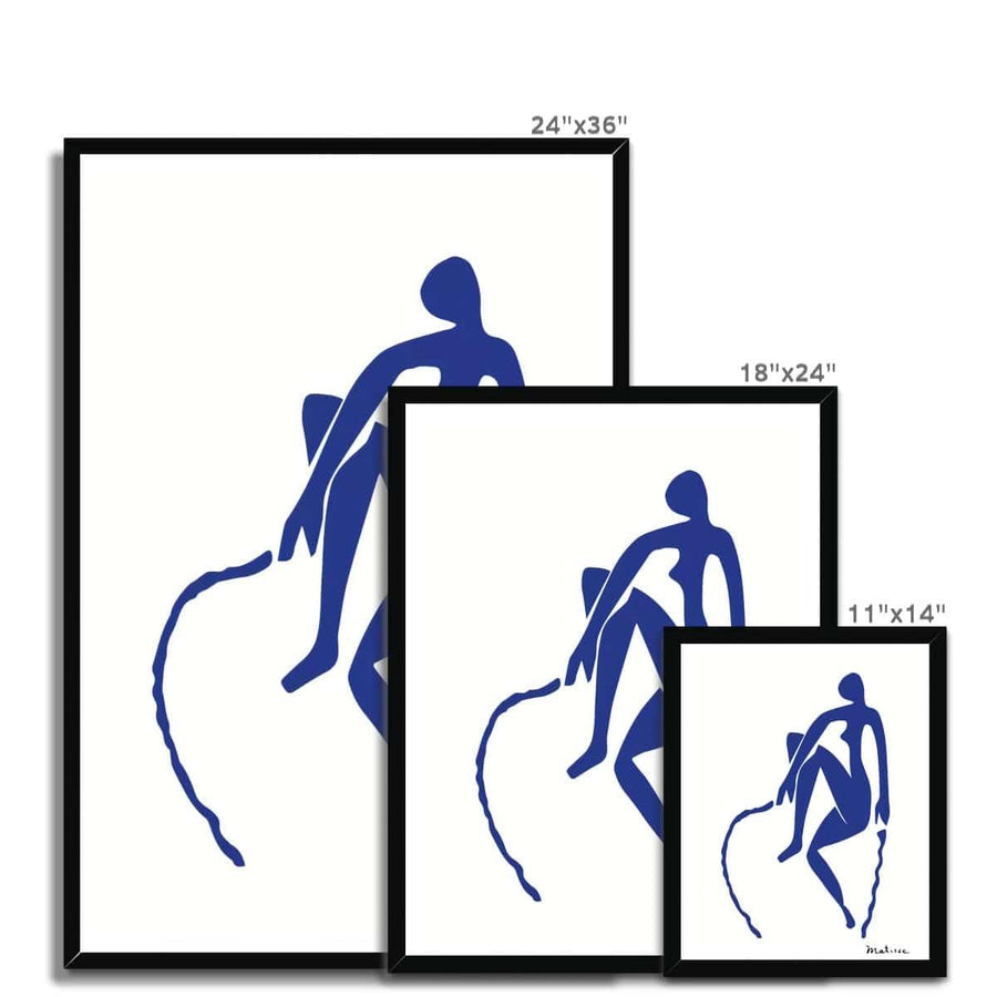 Matisse Bleu Nude 2 Framed Print - Artformed
