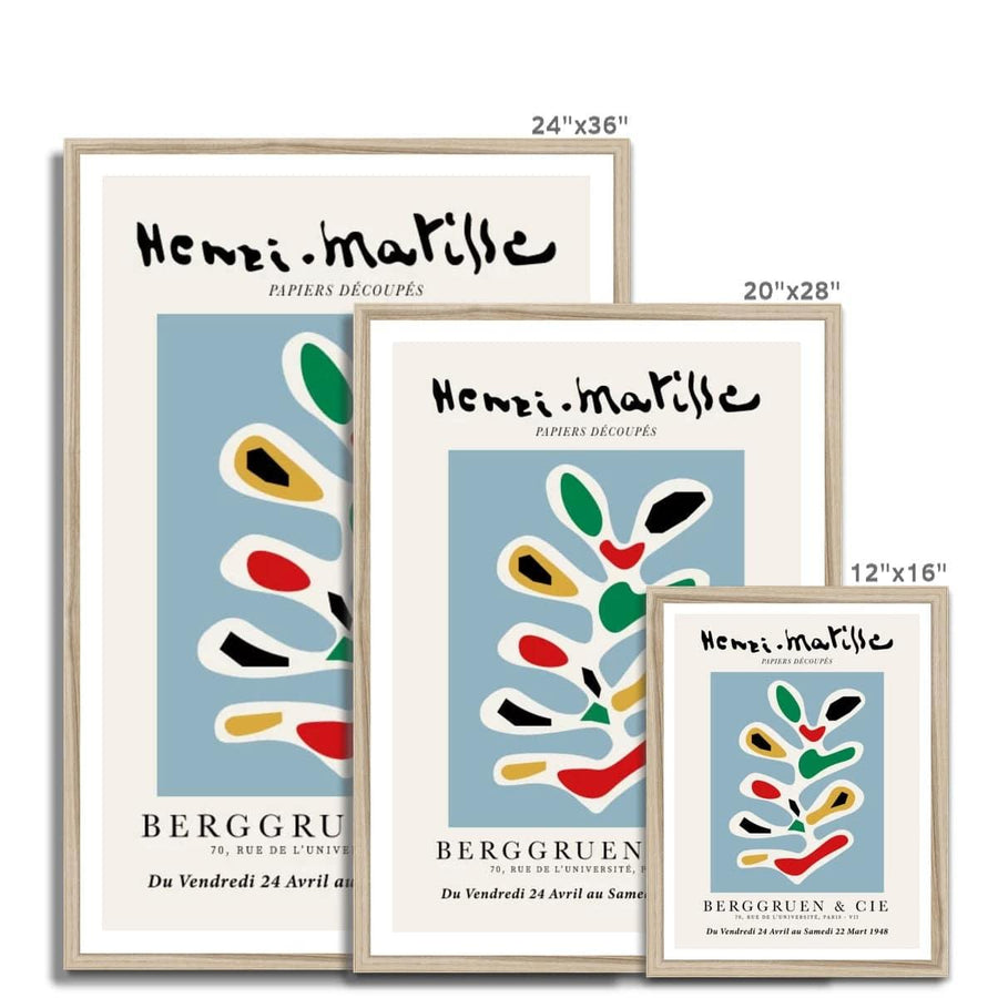 Matisse Collage  Framed Print - Artformed