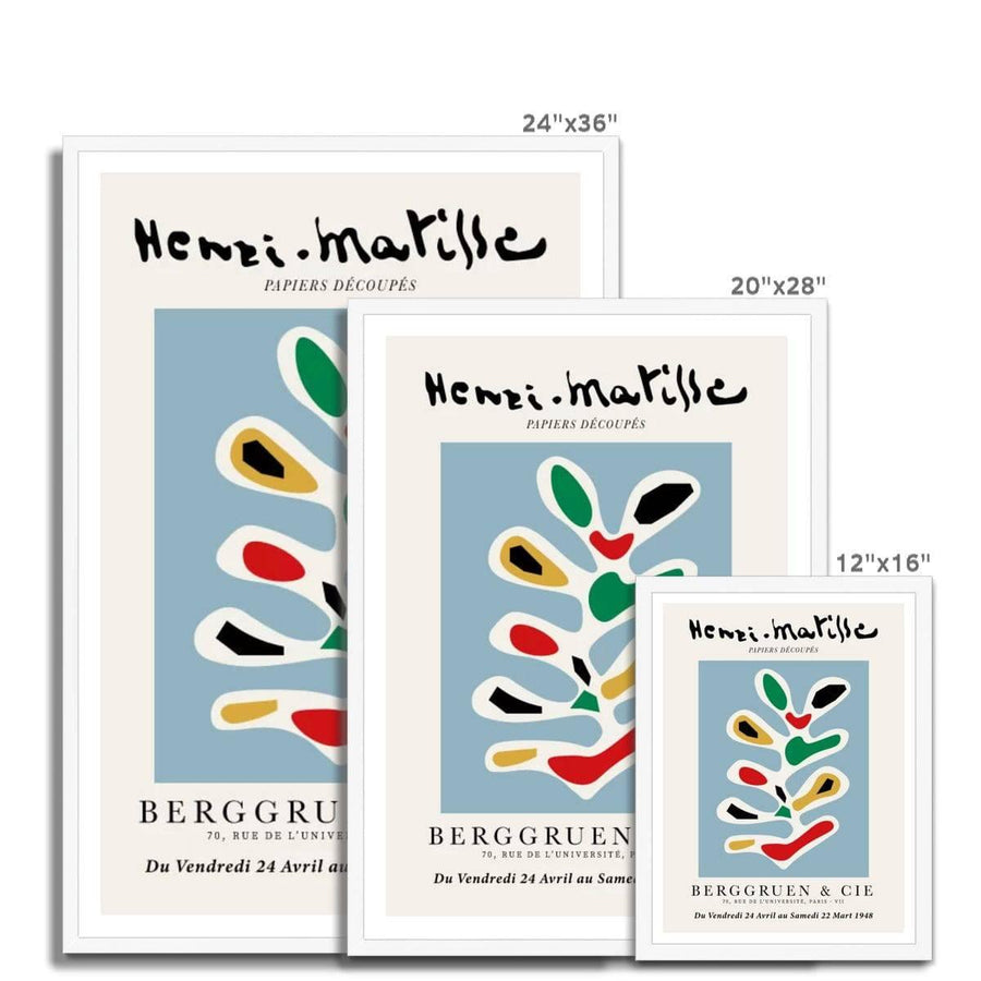 Matisse Collage  Framed Print - Artformed