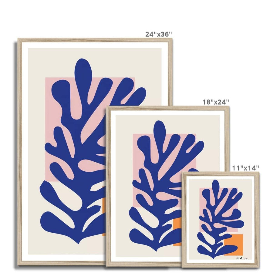 Matisse Color Pattern  Framed Print - Artformed