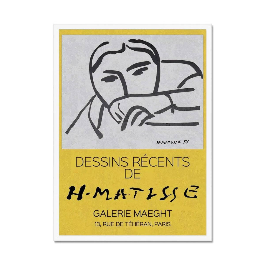 Matisse Dessins Recents De Framed Print - Artformed