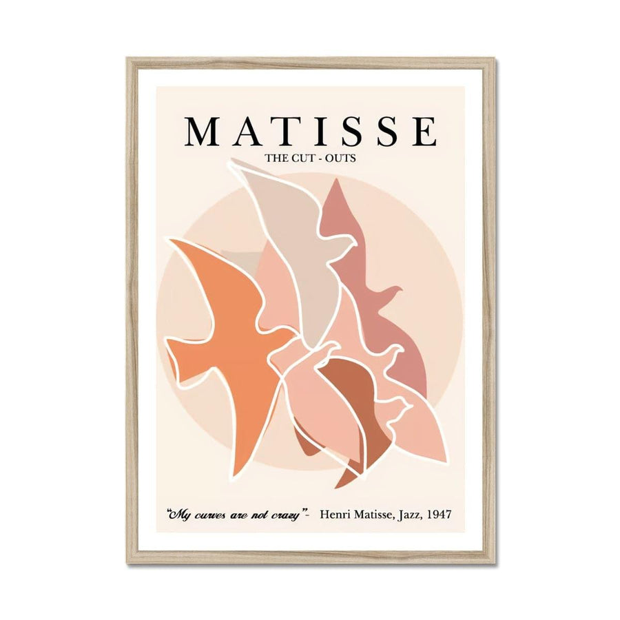 Matisse Flying Birds Framed Print - Artformed