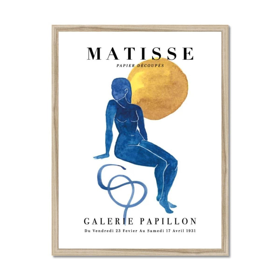 Matisse In The Sun Framed Print - Artformed