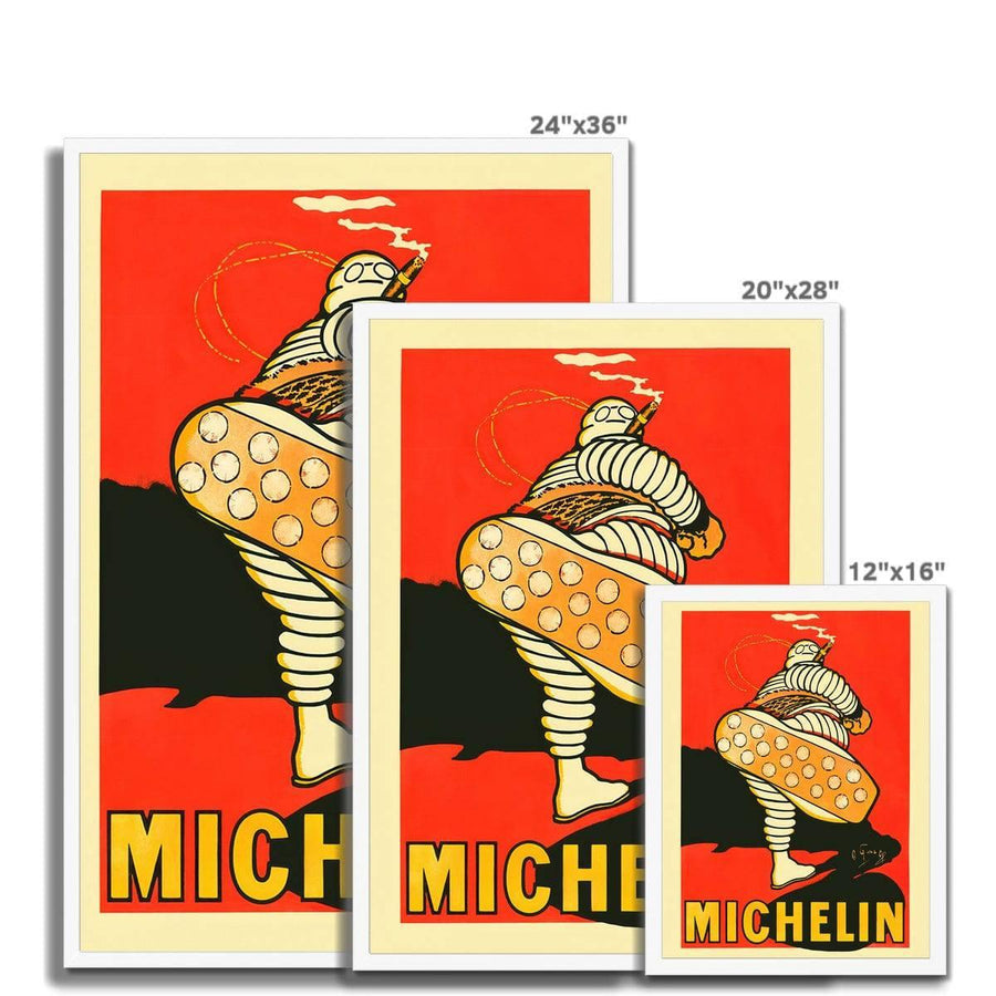 O'Galop's Michelin Man Framed Print - Artformed