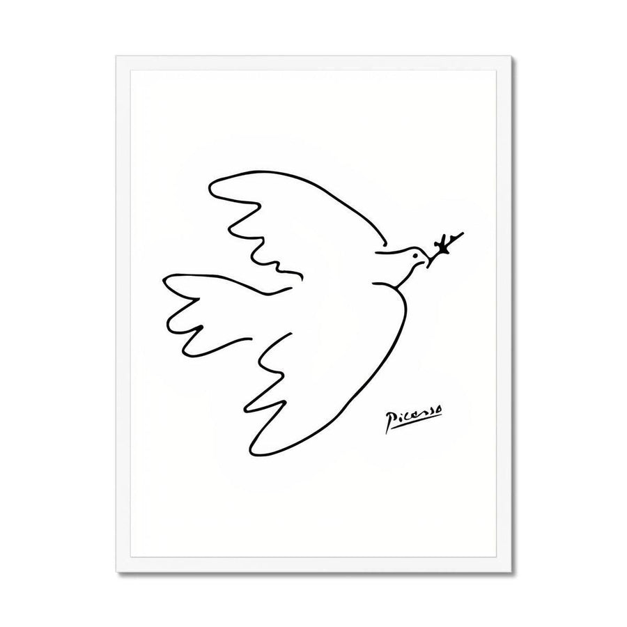 Picasso Bird Framed Print - Artformed