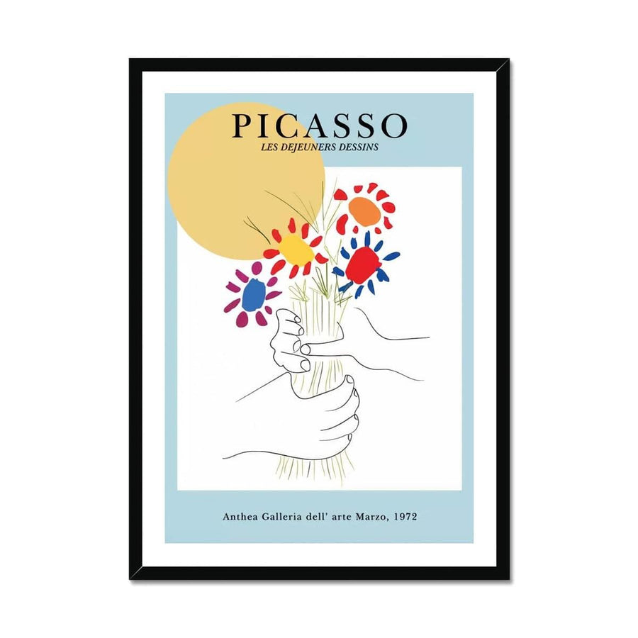 Picasso Bouquet of Peace  Framed Print - Artformed