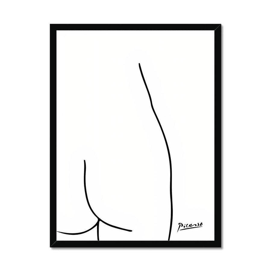 Picasso Buttocks Framed Print - Artformed