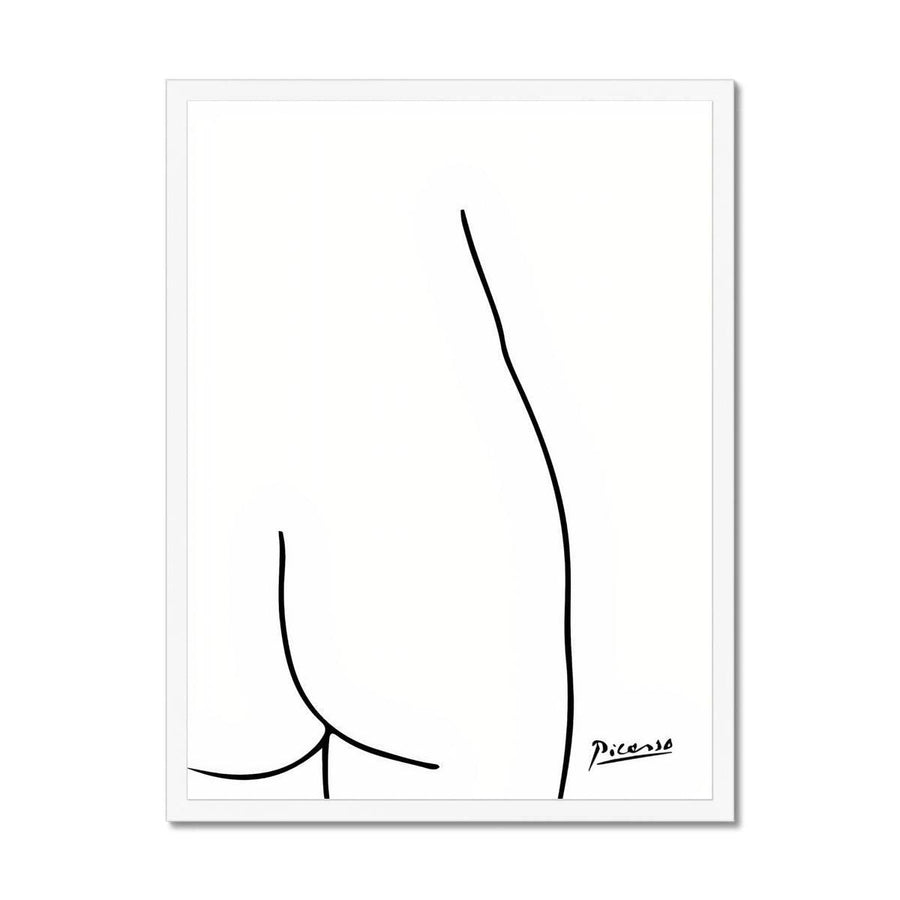 Picasso Buttocks Framed Print - Artformed