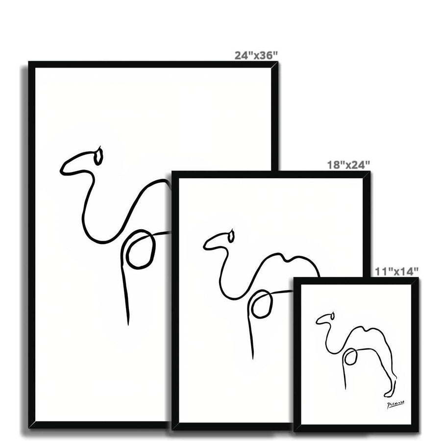 Picasso Camel Framed Print - Artformed