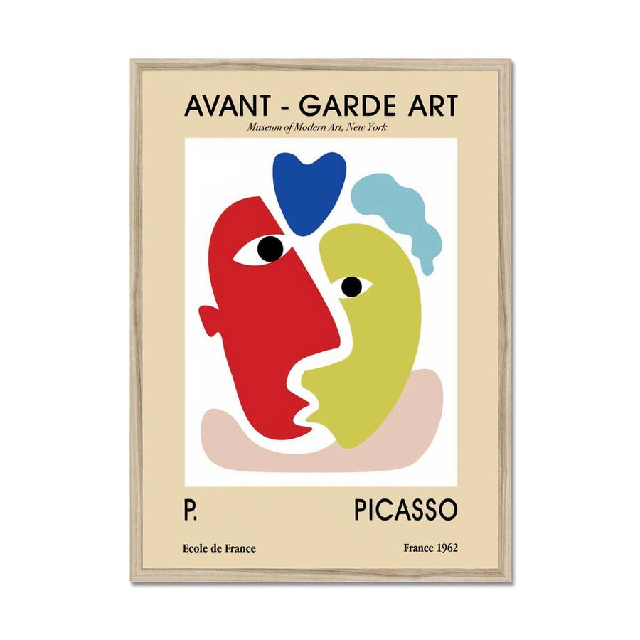 Picasso Camp Kissed Framed Print - Artformed