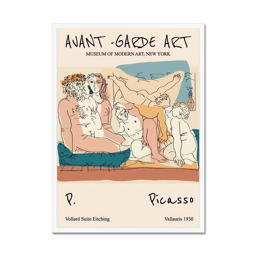 Picasso Greek Gods Framed Print - Artformed
