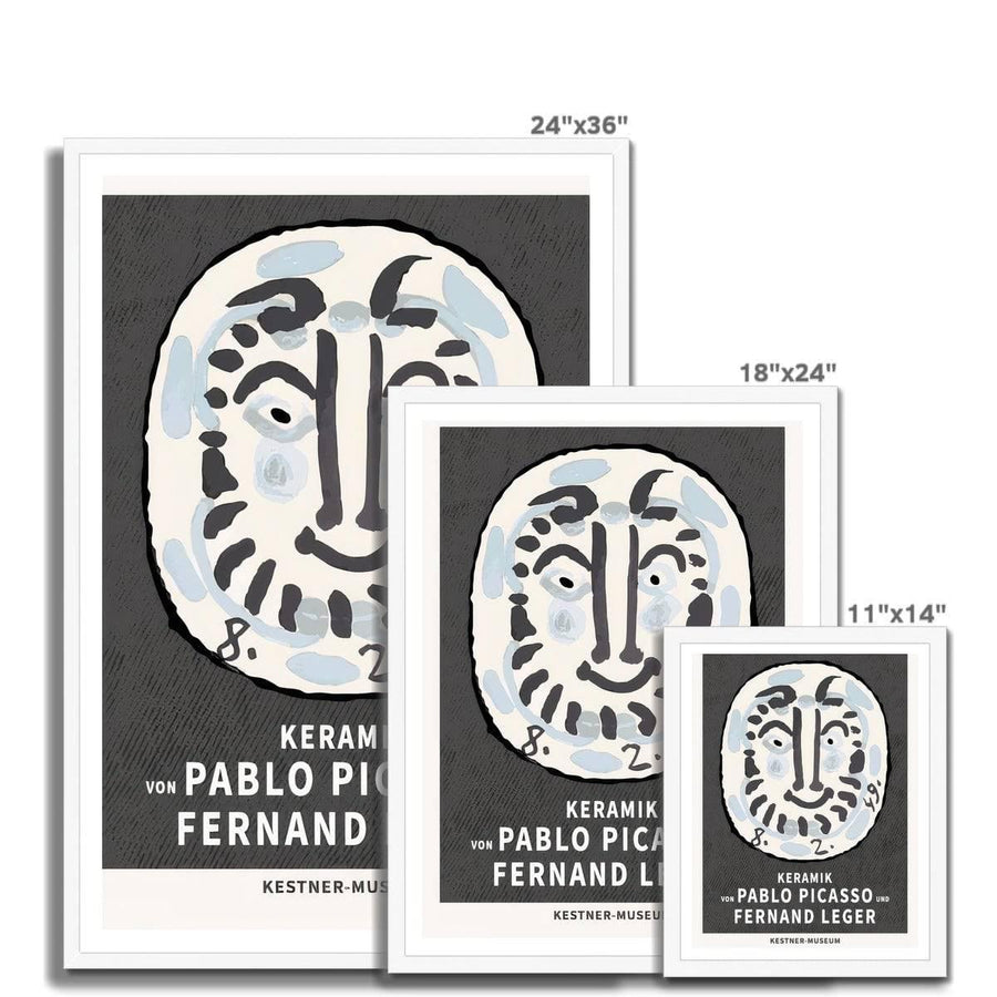Picasso Leger Ceramics Framed Print - Artformed