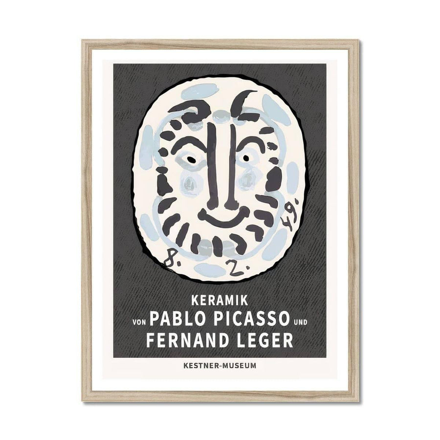 Picasso Leger Ceramics Framed Print - Artformed