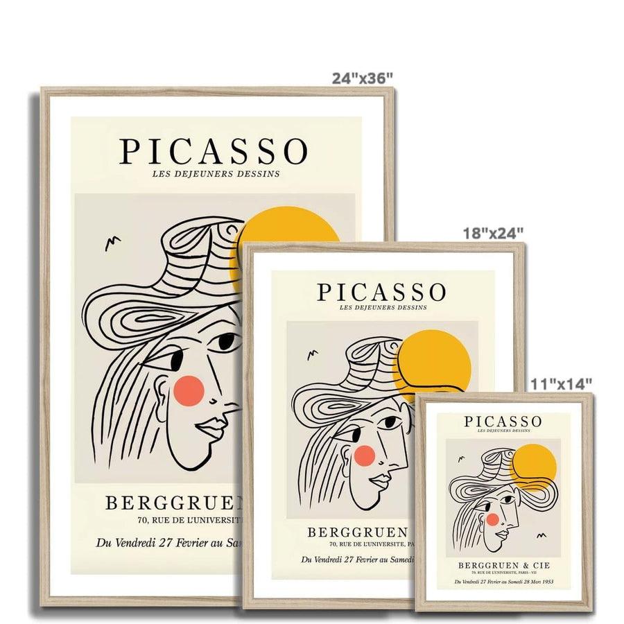 Picasso Les Dejeuners Dessins Framed Print - Artformed