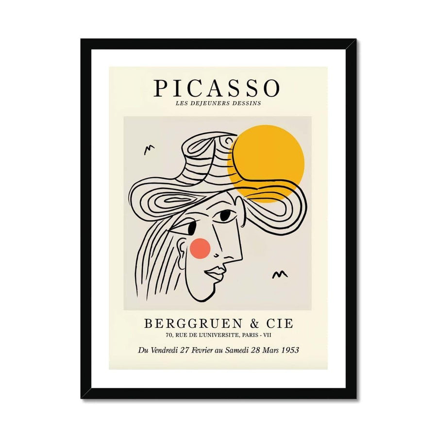 Picasso Les Dejeuners Dessins Framed Print - Artformed
