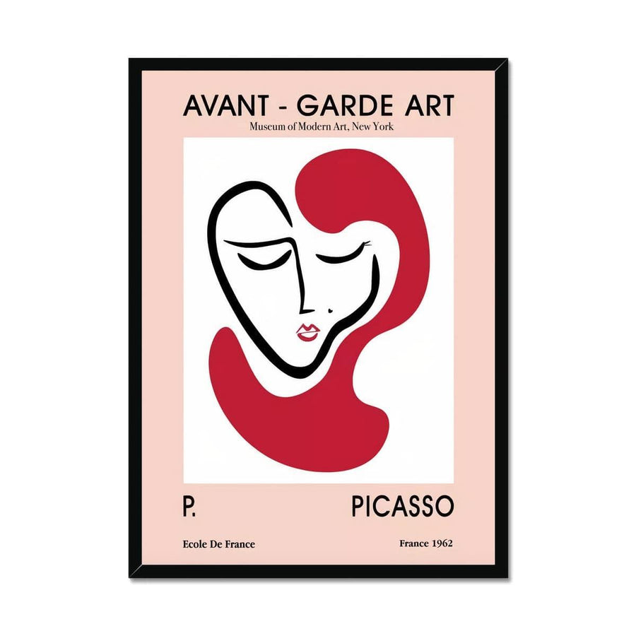 Picasso Love Head Framed Print - Artformed