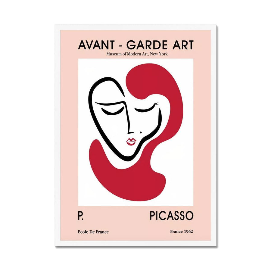 Picasso Love Head Framed Print - Artformed