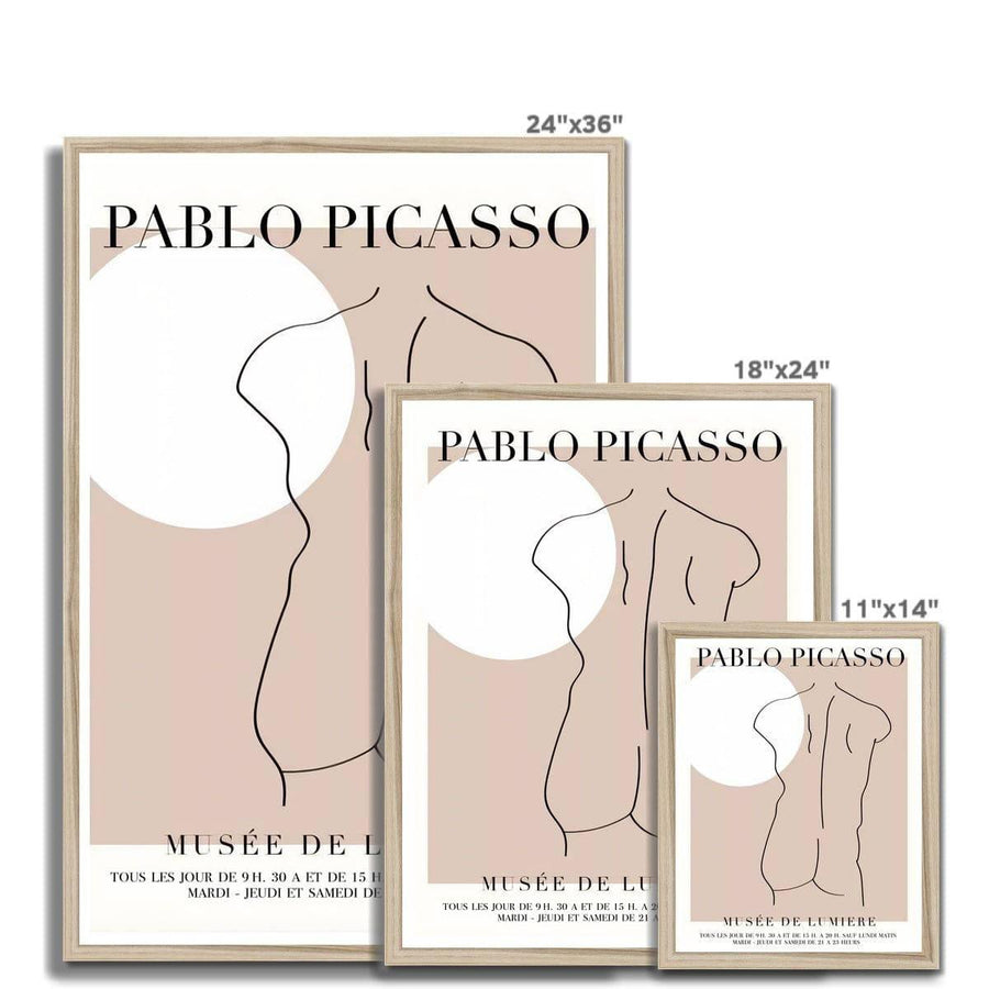 Picasso Musee De Lumiere Framed Print - Artformed