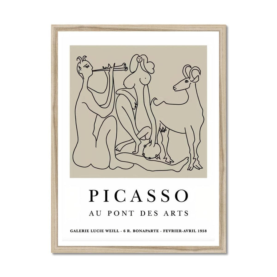 Picasso Mythology Framed Print - Artformed