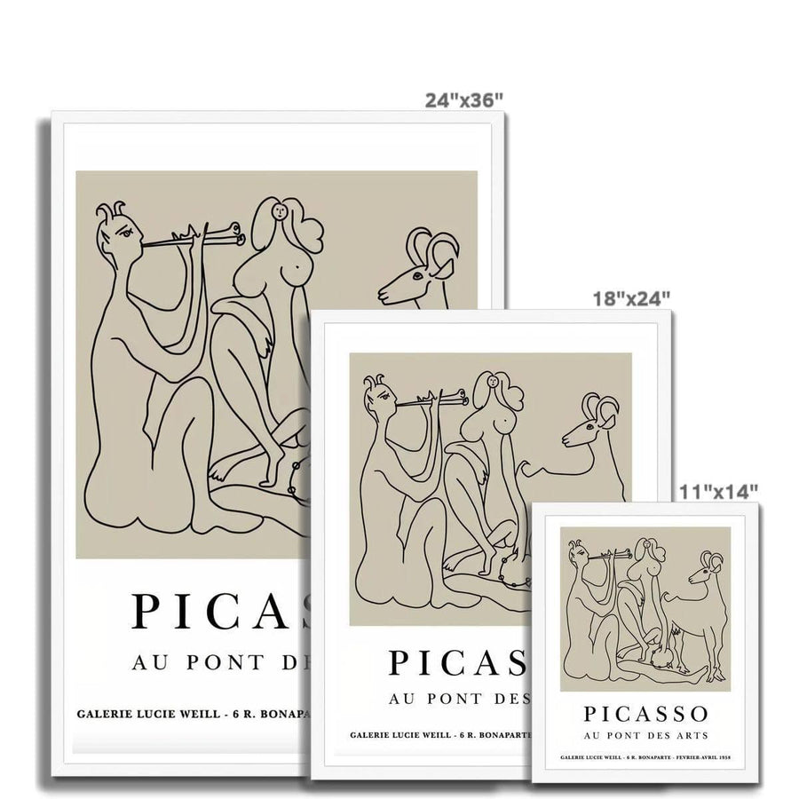 Picasso Mythology Framed Print - Artformed