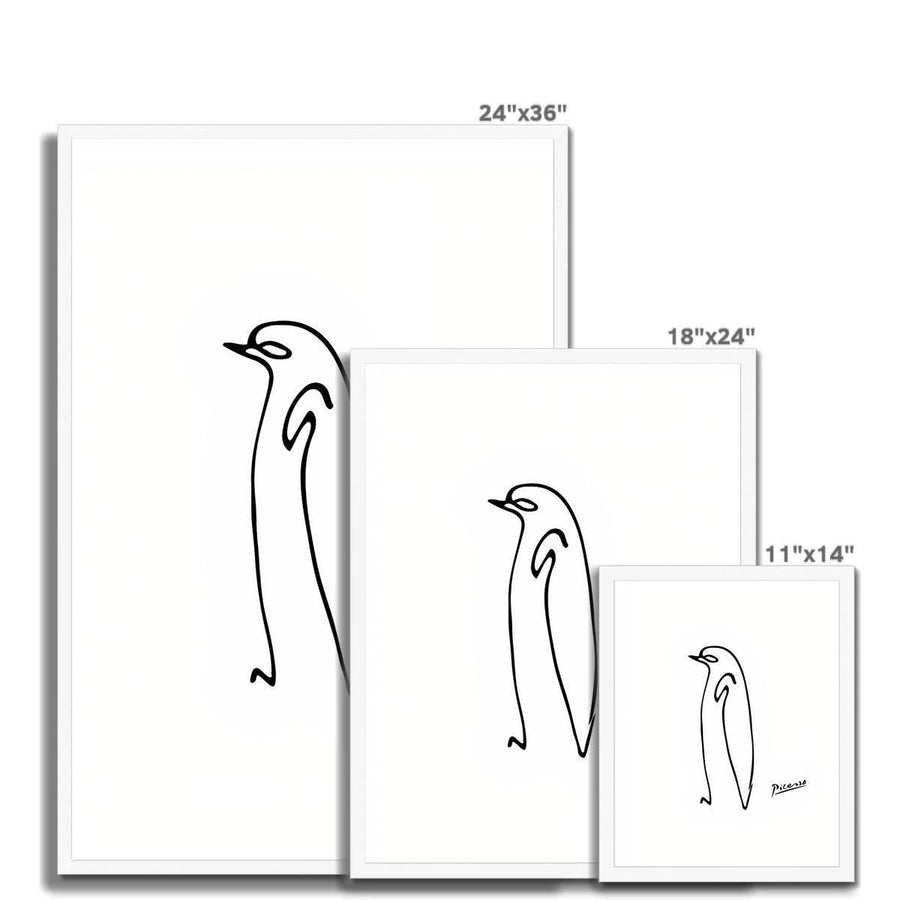 Picasso Penguin Framed Print - Artformed