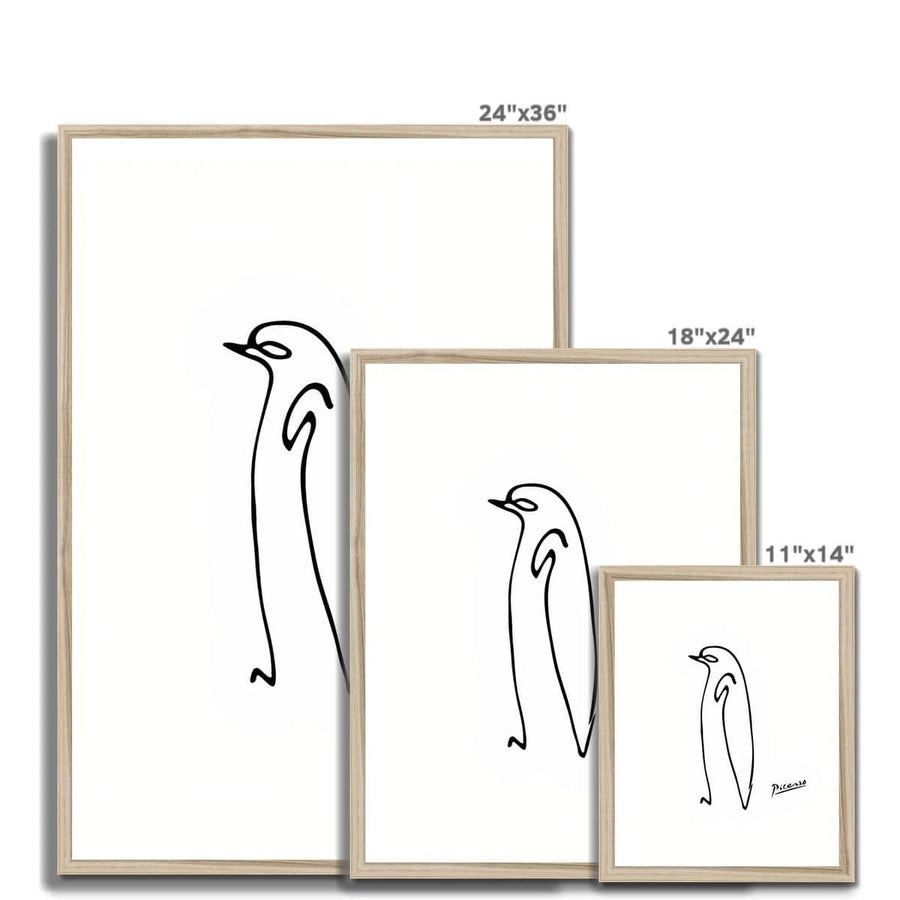 Picasso Penguin Framed Print - Artformed