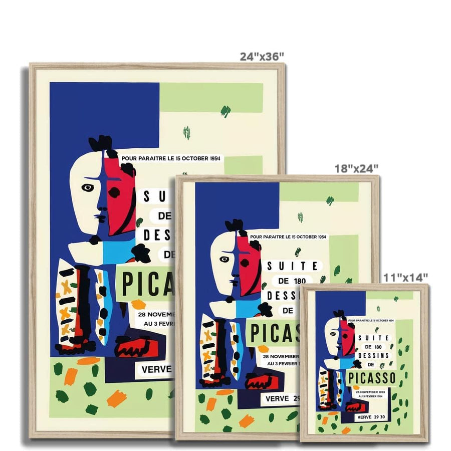 Picasso Suite De 180 Dessins Framed Print - Artformed