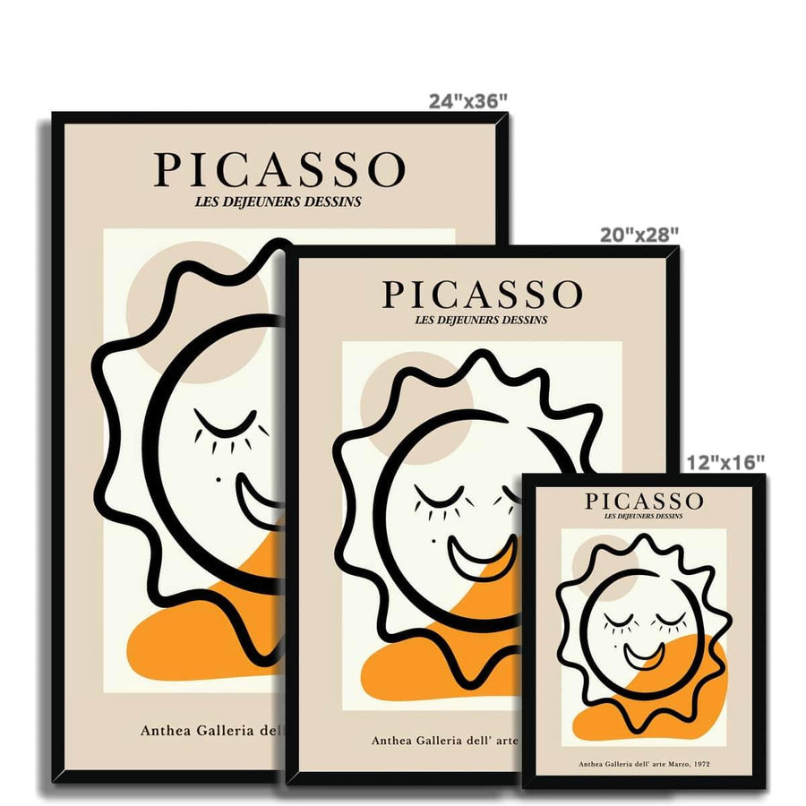 Picasso Sunny Side Up  Framed Print - Artformed