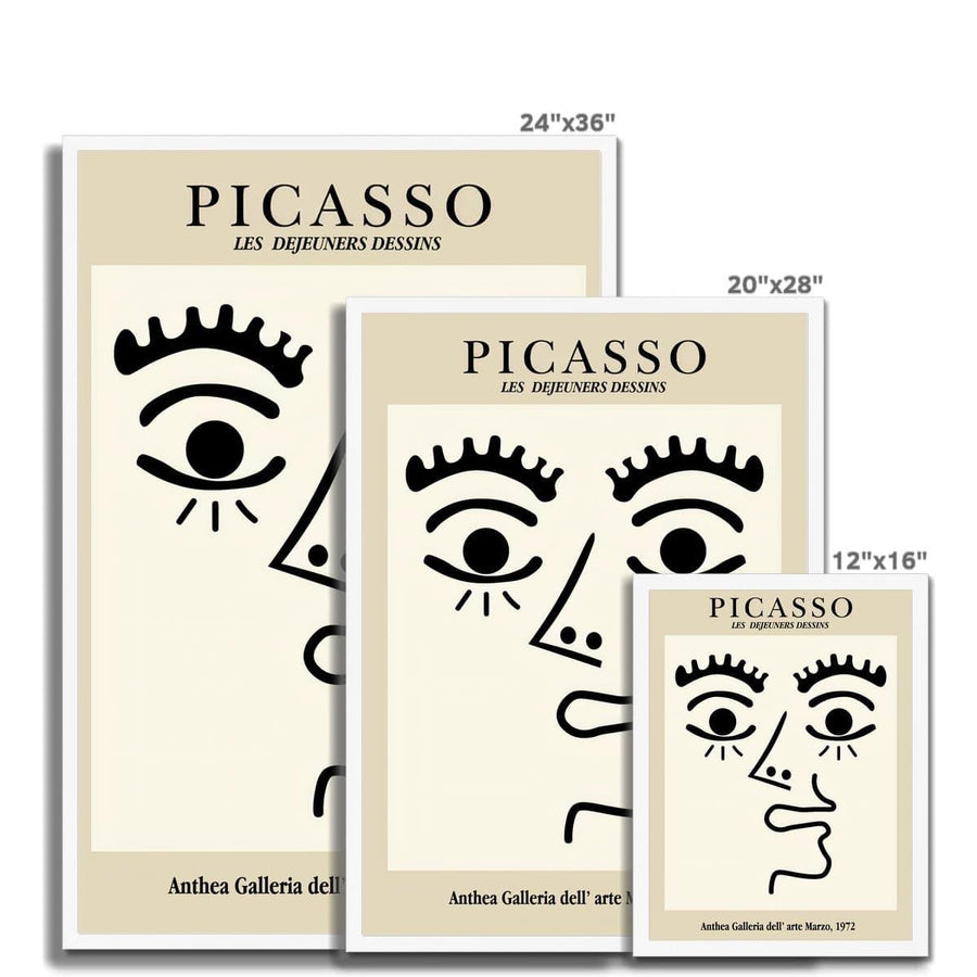Picasso Talking Man Framed Print - Artformed