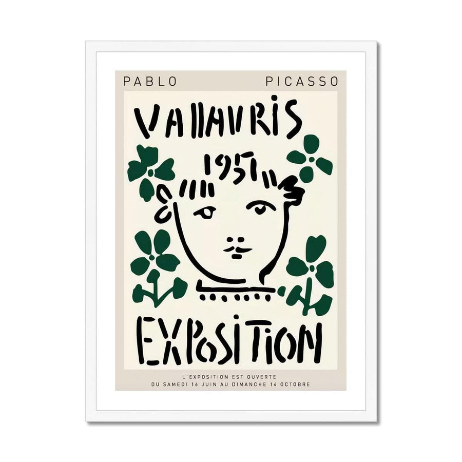 PICASSO VALLAURIS 1951 Framed Print - Artformed